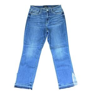 Judy Blue Relaxed Fit Released Hem Straight Leg Jeans - Size 11/30 - JB82453MD